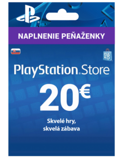 PlayStation Network Karta 20€ pre Slovenský PSN účet (krabicová verzia) obrázok 1