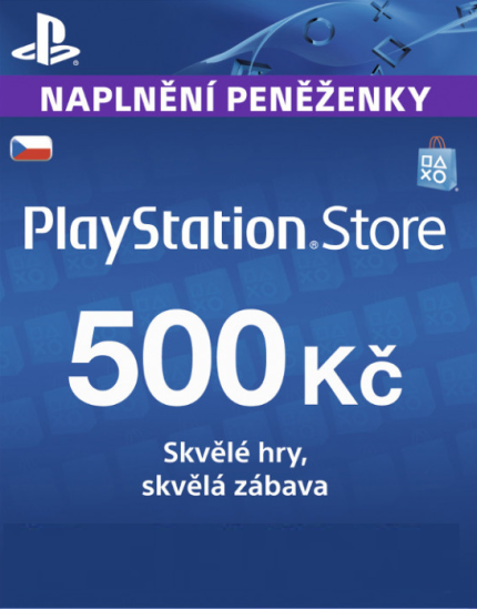 PlayStation Network Card (PSN Karta) 500 Kč (krabicová verzia) obrázok 1