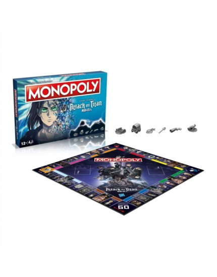 Attack on Titan stolová hra Monopoly (English Version) obrázok 1