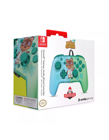 Nintendo Switch Faceoff Deluxe Controller + Audio Animal Crossing (NSW) obrázok 1