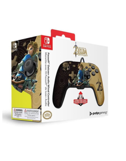 Nintendo Switch Faceoff Deluxe Controller + Audio Zelda (NSW) obrázok 1