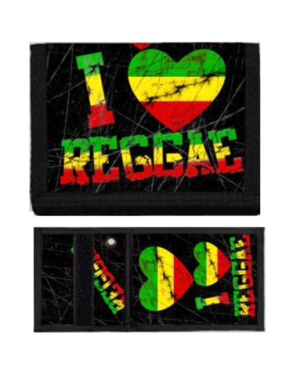 I Love Reggae Wallet Heart obrázok 1