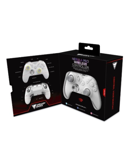 Dragonshock Nebula Pro Wireless Controller White (NSW) obrázok 1