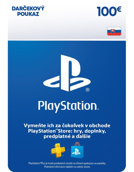 PlayStation Network Card (PSN Karta) 100€ (digitálny produkt) obrázok 1