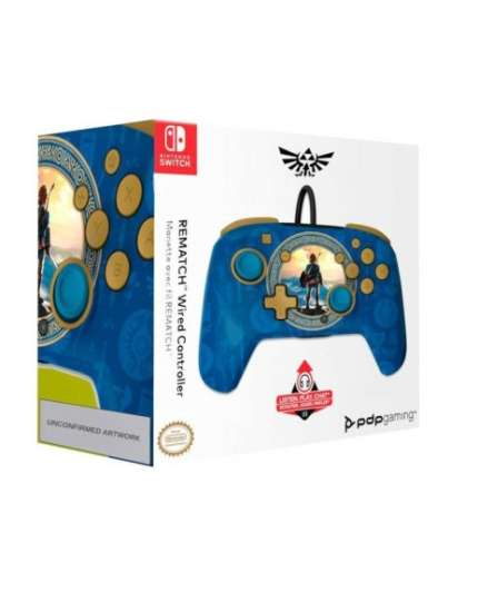 Rematch Wired Controller Hyrule Blue (NSW) obrázok 1