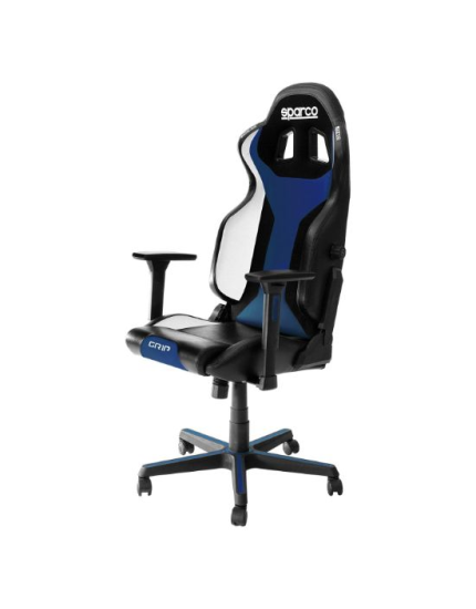 SPARCO GAMING CHAIR GRIP BLACK/BLUE SKY obrázok 1