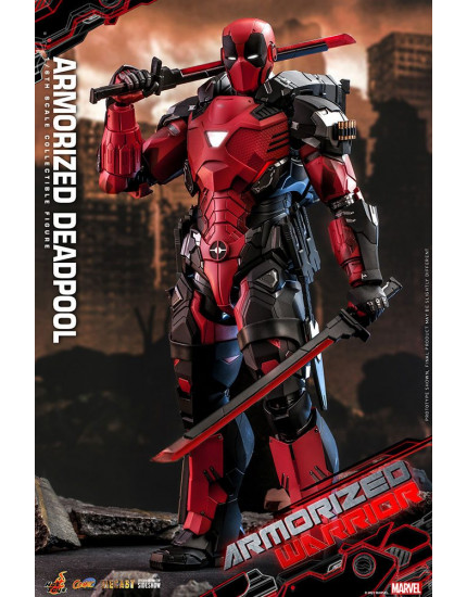 Marvel Comic Masterpiece akčná figúrka 1/6 Armorized Deadpool 33 cm obrázok 1