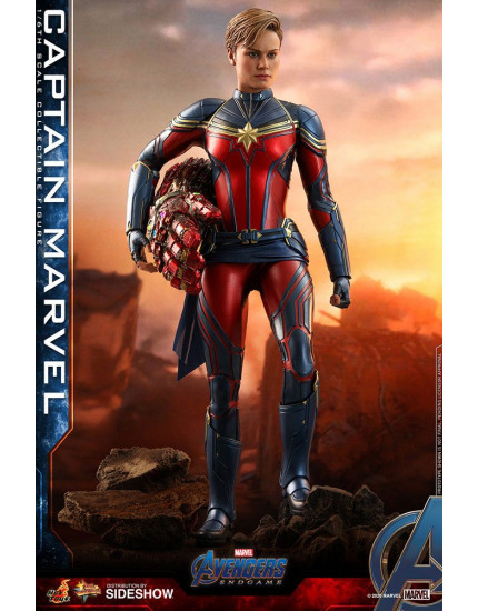 Avengers Endgame Movie Masterpiece Series PVC akčná figúrka 1/6 Captain Marvel 29 cm obrázok 1