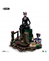 DC Comics Deluxe Art Scale socha 1/10 Catwoman (Gotham City Sirens) 21 cm