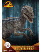 Jurassic World Dominion D-Stage PVC Diorama Blue and Beta 13 cm obrázok 2