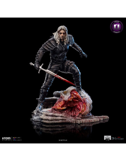 Witcher BDS Art Scale socha 1/10 Geralt of Rivia 33 cm obrázok 1