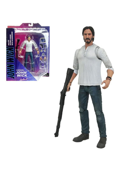 Marvel Select akčná figúrka Casual John Wick 18 cm obrázok 1