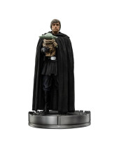 Star Wars The Mandalorian Art Scale socha 1/10 Luke Skywalker and Grogu 21 cm