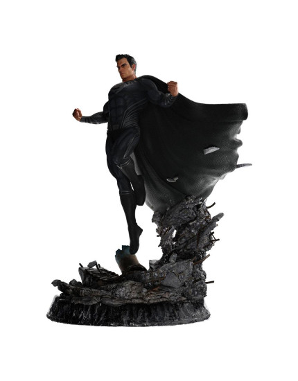 Zack Snyders Justice League socha 1/4 Superman Black Suit 65 cm obrázok 1