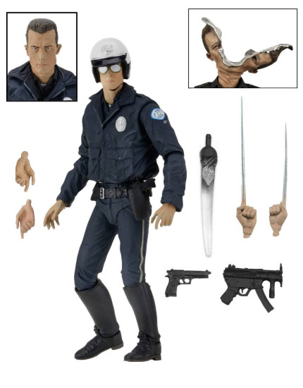 Terminator 2 akčná figúrka Ultimate T-1000 (Motorcycle Cop) 18 cm obrázok 1