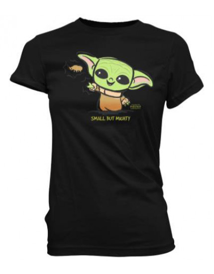 Star Wars The Mandalorian Child Force (dámske) (T-Shirt) obrázok 1