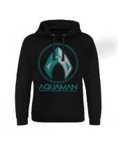 Aquaman Hoodie Distressed Shield