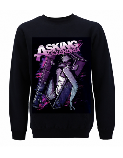 Asking Alexandria Hoodie Coffin Girl obrázok 1