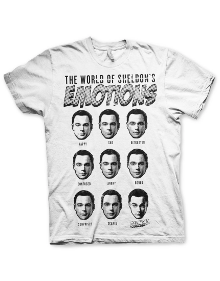 Big Bang Theory Sheldons Emotions (T-Shirt) obrázok 1