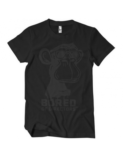 Bored Of Directors Logo Black On Black (T-Shirt) obrázok 1