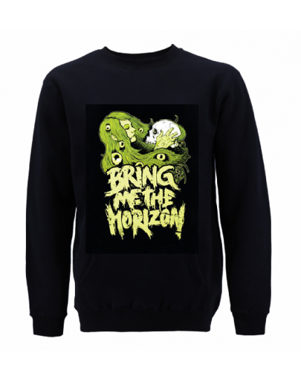 Bring Me The Horizon Hoodie Girl Holding Skull obrázok 1