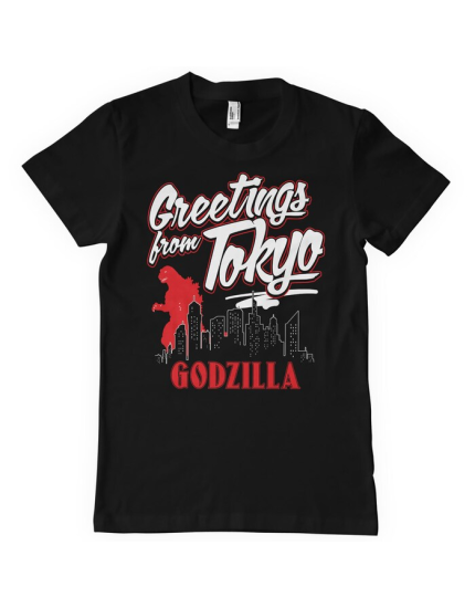 Godzilla Greetings From Tokyo (T-Shirt) obrázok 1