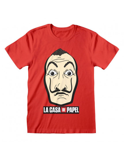 Money Heist - Mask and Logo (T-Shirt) obrázok 1