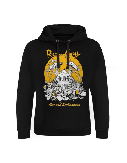 Rick And Morty Hoodie Rest And Ricklaxation obrázok 1