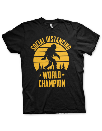 Social Distancing World Champion (T-Shirt) obrázok 1