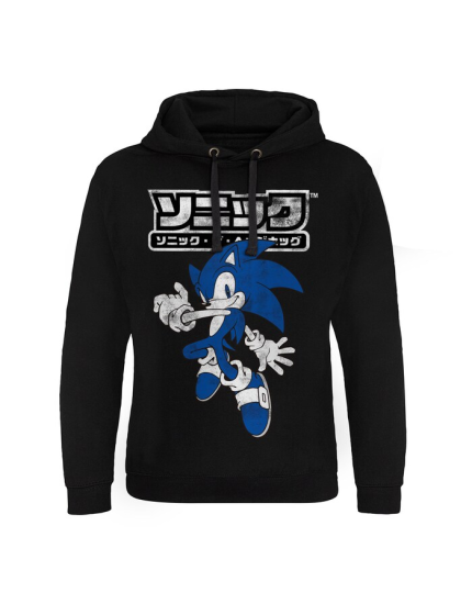 Sonic The Hedgehog Hoodie Japanese Logo obrázok 1