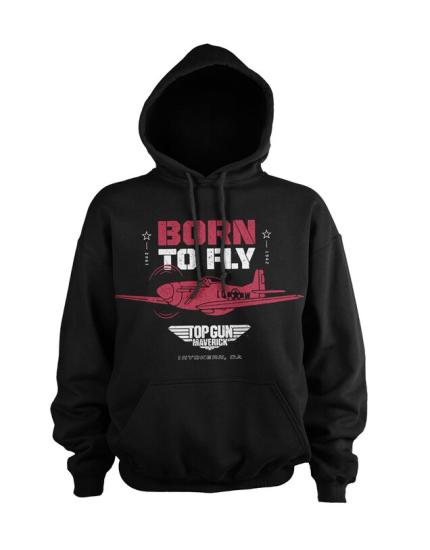 Top Gun Hoodie Born To Fly obrázok 1