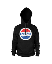 Washed Pepsi Hoodie Globe Logo