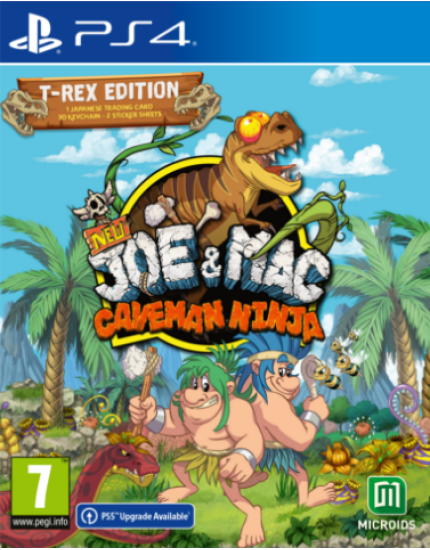 New Joe and Mac - Caveman Ninja (T-Rex Edition) (PS4) obrázok 1