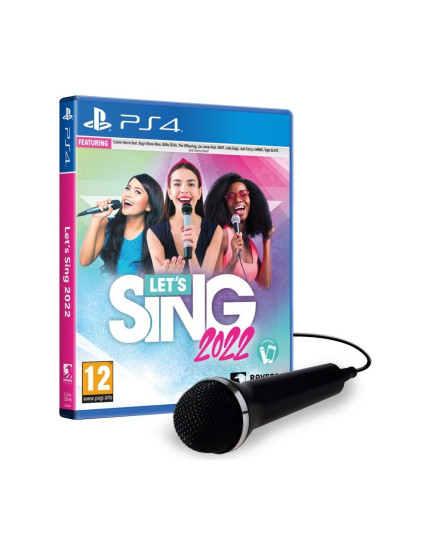 Lets Sing 2022 + Microphone (PS4) obrázok 1