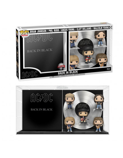 Pop! Albums - AC/DC - Back in Black - Brian Johnson, Phil Rudd, Angus Young, Cliff Williams, Malcolm Young (Special Edition, 5-Pack) obrázok 1