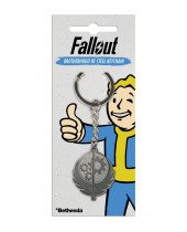 Fallout Metal Keychain Brotherhood of Steel 4 cm