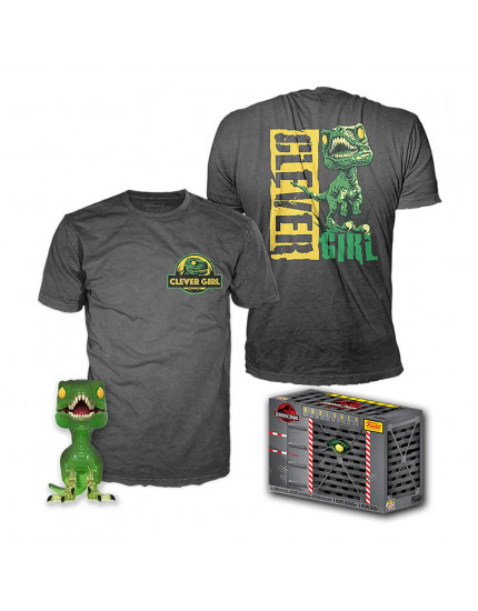 Pop! Jurassic Park - Clever Raptor Tee Box obrázok 1