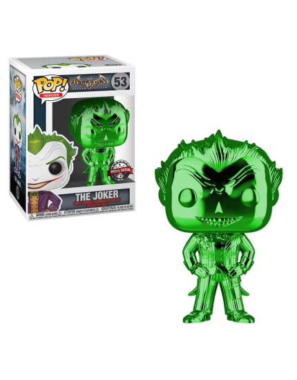 Pop! Heroes - Batman Arkham Asylum - The Joker (Green Chrome, Special Edition) obrázok 1