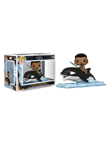 Pop! Rides - Black Panther Wakanda Forever - Namor with Orca obrázok 1