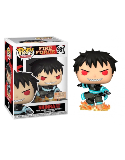 Pop! Animation - Fire Force - Shinra with Fire (GITD, Box Lunch Exclusive) obrázok 1