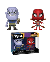 Avengers Infinity War VYNL - Vinyl Figures 2 pack Thanos and Iron Spider 10 cm