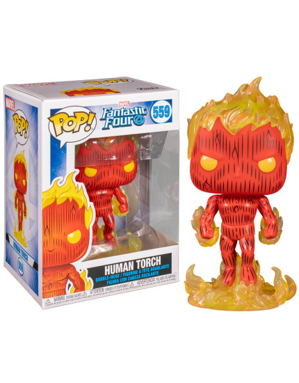 Pop! Marvel - Fantastic Four - Human Torch obrázok 1