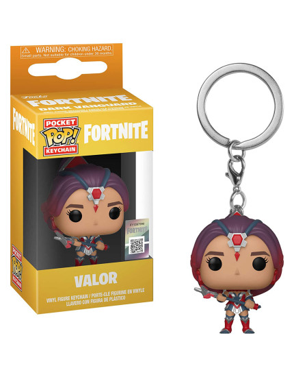 Pop! Pocket Keychain - Fortnite - Valor obrázok 1