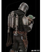 Star Wars The Mandalorian Art Scale socha 1/10 Mandalorian and Grogu 22 cm obrázok 3