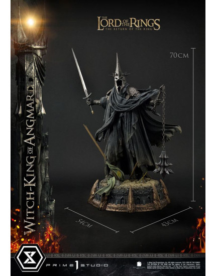 Lord of the Rings socha 1/4 The Witch King of Angmar 70 cm obrázok 1