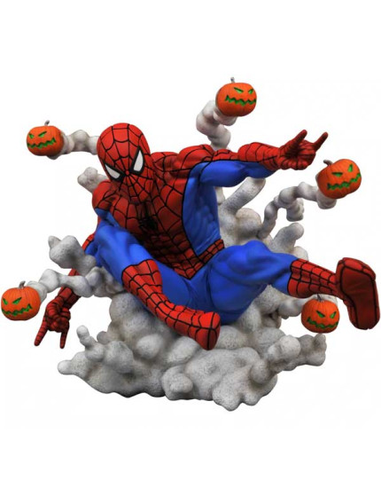 DC Gallery PVC socha Spider-Man (Pumpkin Bombs) 15 cm obrázok 1