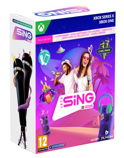 Lets Sing 2025 + 2 mikrofóny (Xbox One/XSX) obrázok 1