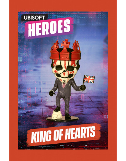 UBI Heroes - Legion King of Hearts - Chibi Figurine obrázok 1