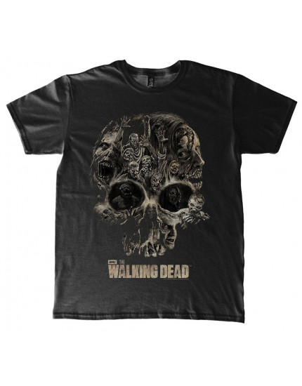 Walking Dead - Skull (T-Shirt) obrázok 1