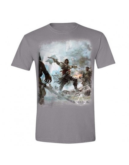 Assassins Creed 4 - Fighting Stance (T-Shirt) obrázok 1